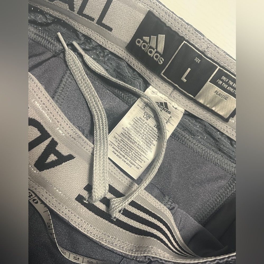 NWT Adidas Men's Press Coverage Football Pants Knee Shorts (No Pads) Sz L - Picture 10 of 11